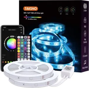 How to Brighten Up Your Home with the TAKSHO LED Strip Lights 50M