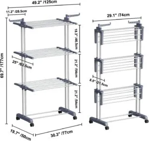 How to Dry Your Clothes Quickly and Easily with Trintion Clothes Drying Rack