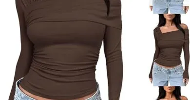 How to Stay Warm and Stylish with the Womens Thermal Underwear One Shoulder Tops