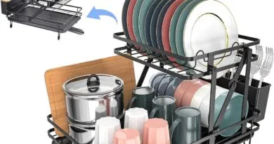 Organize Your Kitchen with the 2 Tier Dish Drying Rack