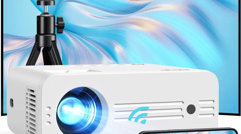 Immerse Yourself in Cinematic Magic with this 5G WiFi Bluetooth Projector