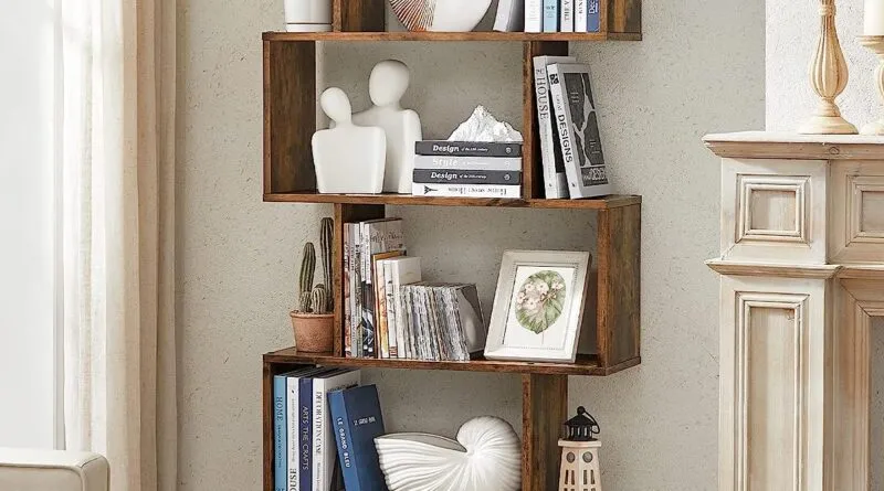 How to Add Style and Function to Your Living Space with a Zigzag Bookshelf