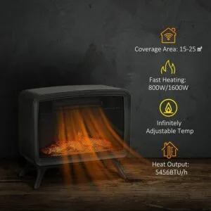 Cozy up Your Space with the HOMCOM Electric Fireplace