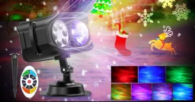 Create a Magical Atmosphere with AGPTEK Christmas Projector Lights: Perfect for Xmas, New Year, and Birthday Parties