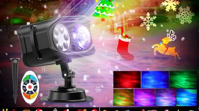 Create a Magical Atmosphere with AGPTEK Christmas Projector Lights: Perfect for Xmas, New Year, and Birthday Parties