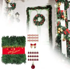 How to Make Your Home More Festive with Green Christmas Garland Decorations