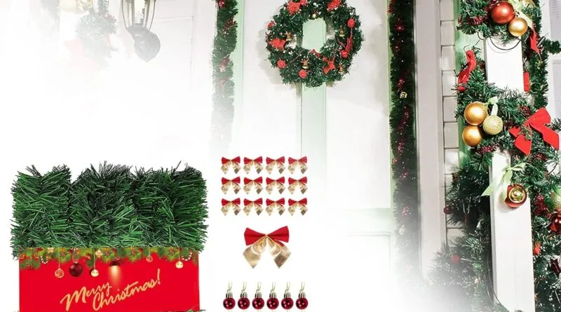 How to Make Your Home More Festive with Green Christmas Garland Decorations