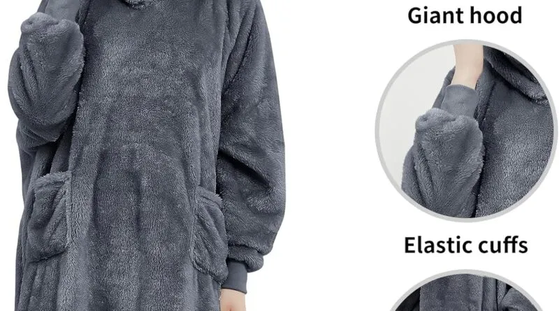 Aisbo Oversized Wearable Blanket Hoodie: The Coziest and Cutest Way to Stay Warm and Snug