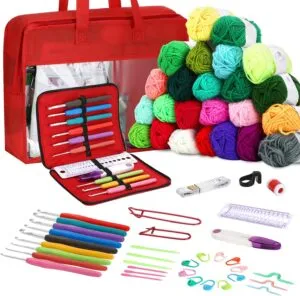Unleash Your Creativity with the 61 PCS Crochet Kit for Beginners Adults