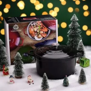 Cook It All with This Durable 6L Enameled Cast Iron Dutch Oven