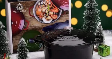Cook It All with This Durable 6L Enameled Cast Iron Dutch Oven