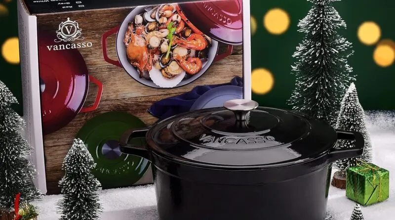 Cook It All with This Durable 6L Enameled Cast Iron Dutch Oven