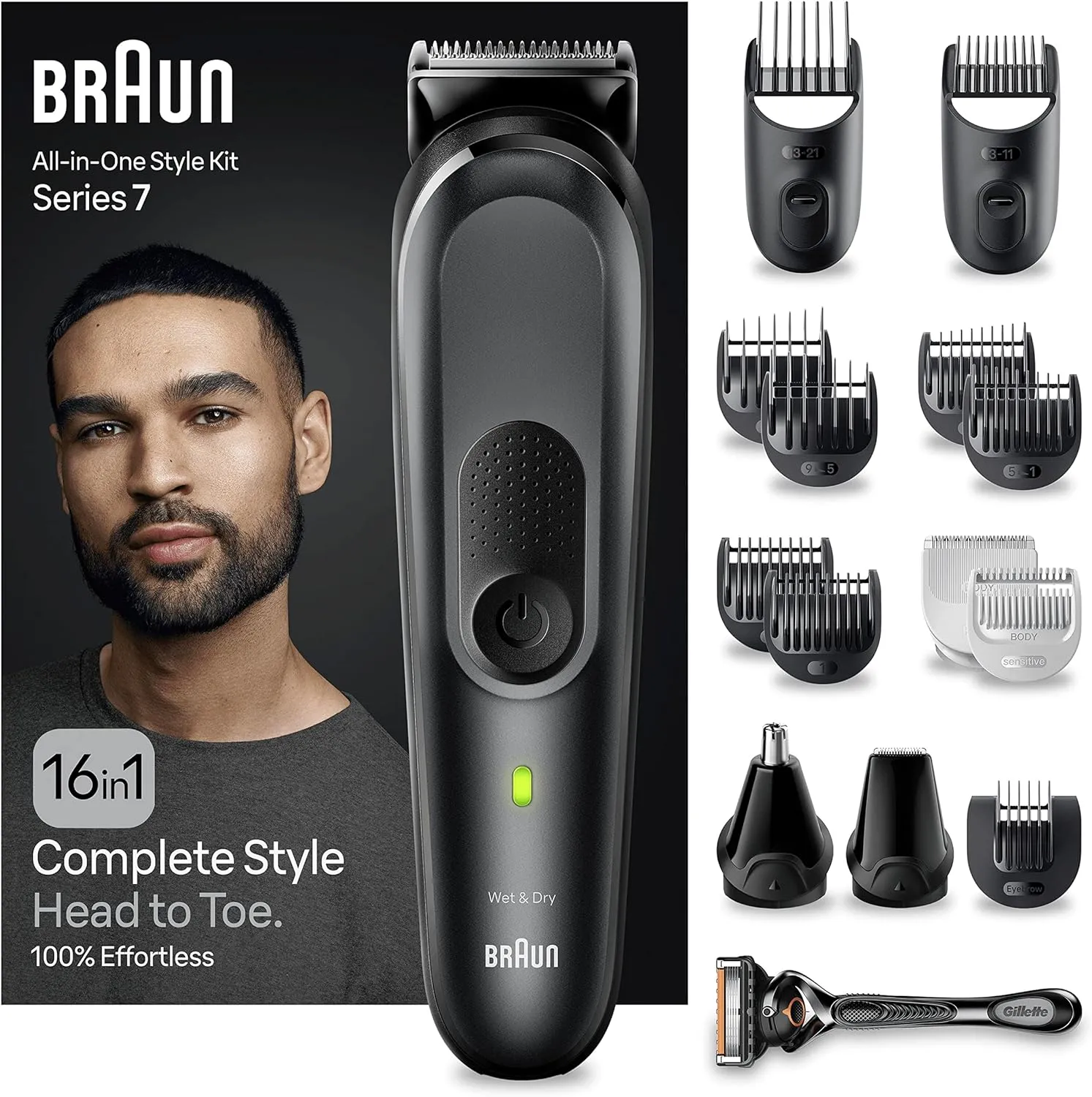 Master Your Grooming Game with the Braun 16-in-1 All-in-One Style Kit Series 7: Your Gateway to Effortless Grooming Excellence