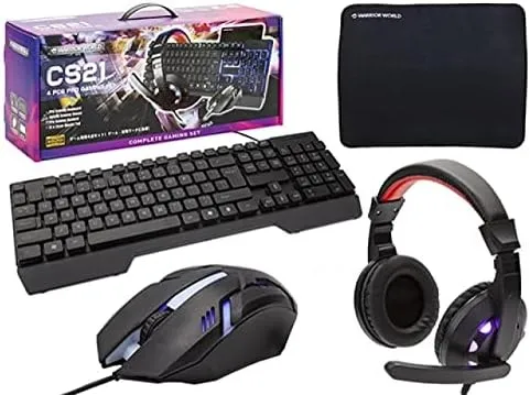 Elevate Your Game: PMS 921141 Pro Gaming 4 Piece Set Unleashed!