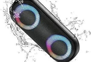 Immersive Audio, Radiant Lights: NOTABRICK Portable Speaker with Bluetooth 5.0 Brilliance!