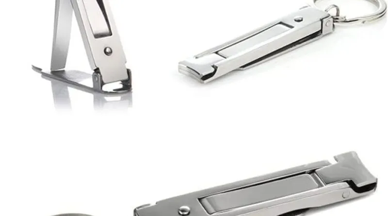 Precision on the Go: Stainless Steel Ultra-Thin Foldable Nail Clippers - Portable Perfection