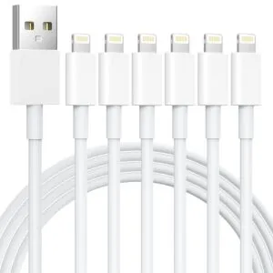 Rapid Charging with the 6 Pack iPhone Charger with Lightning Cable