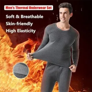 Stay Warm and Cozy with TT ThreadTrade Men's Thermal Underwear Set: Your Winter Essential for Cold Weather Activities