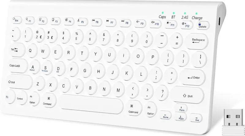 Effortless Typing: TQQ Wireless Keyboard for iPad and Bluetooth Enabled Devices