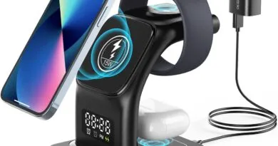 Charge Smarter: 5 in 1 Fast Wireless Charging Station Unveiled!