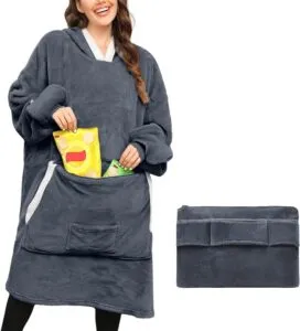 Stay Cozy with TOMEEK’s Ultra Soft Warm Giant Blanket Hoodie