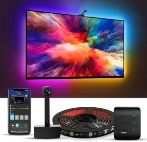 Immersive Ambiance: Govee WiFi LED TV Backlights with Camera for Enhanced Viewing and Gaming