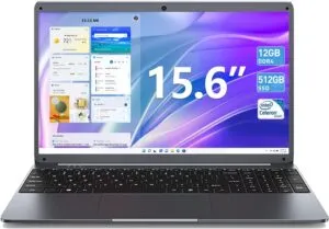 Unleash Productivity: SGIN 15.6 Inch Laptop with 12GB RAM and 512GB SSD!