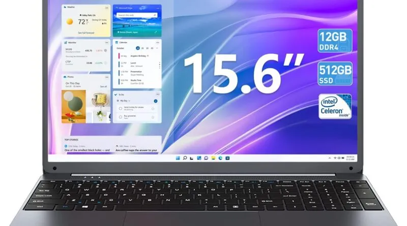 Unleash Productivity: SGIN 15.6 Inch Laptop with 12GB RAM and 512GB SSD!