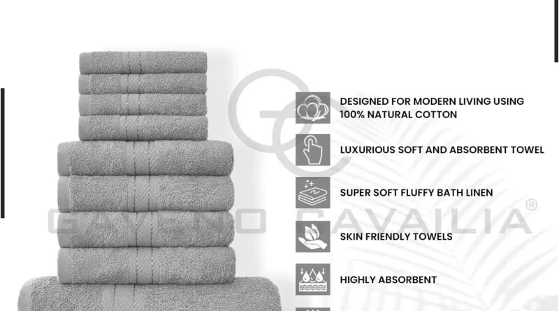 Transform Your Bathroom Routine with Our Premium Quality, Washable Towel Set