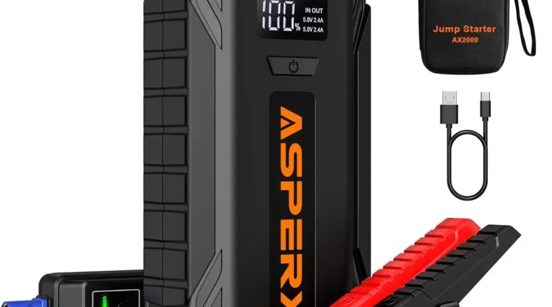 Conquer Roadside Emergencies with the ASPERX Jump Starter 2000A