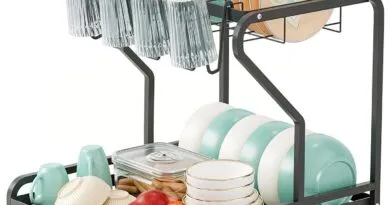 NETEL 2 Tier Dish Rack: A Practical and Durable Kitchen Storage Solution