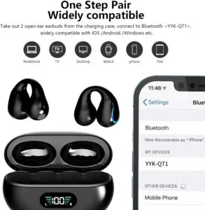 Stay Connected, Stay Active: M MOVONE Open Ear Clip Wireless Earbuds for Ultimate Sports Performance