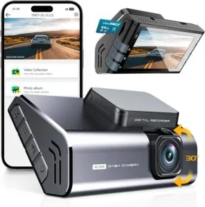 Crystal Clear Protection: IIWEY 4K Dash Cam Front with WiFi and Night Vision