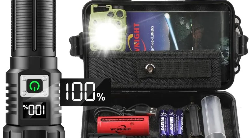 Illuminate Your Adventures with WOWNIGHT’s Super Bright LED Torch