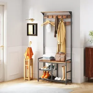 Declutter Your Home and Enhance Your Entryway with the Leader Accessories Hallway Coat Stand