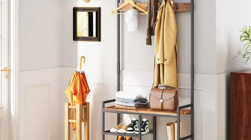 Declutter Your Home and Enhance Your Entryway with the Leader Accessories Hallway Coat Stand