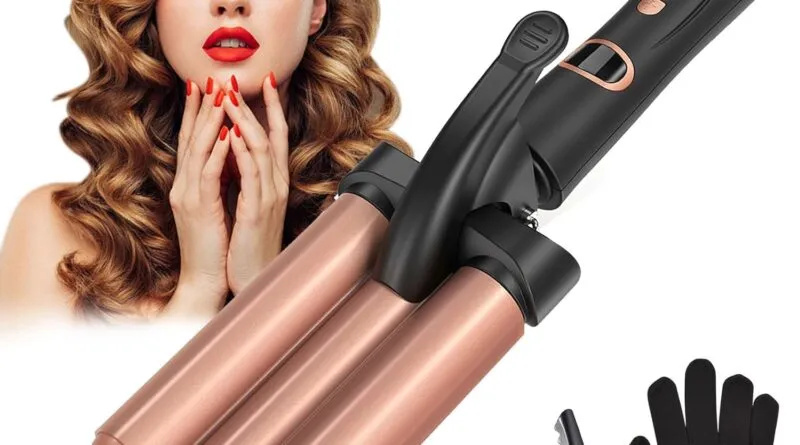 Mermaid Vibes: Pretfy 3 Barrels Hair Curler for Effortless Beach Waves