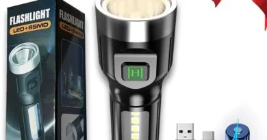 Illuminate Your Adventures with Our USB Rechargeable Mini Flashlight for Outdoor Use