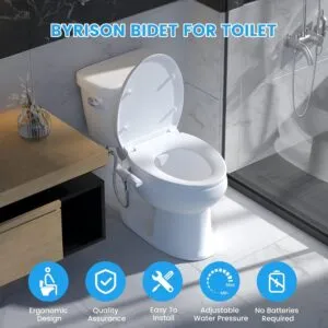 Upgrade Your Bathroom with BYRISON Ultra-Slim Bidet Attachment for Toilet UK: Experience Ultimate Comfort and Hygiene