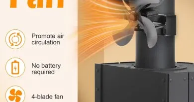 MaxEarn 4 Blades Stove Fan: Harness the Power of Your Wood Stove for Efficient Heat Distribution