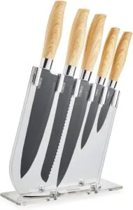 Experience the Elegance and Precision of Tower’s Scandi 5 Piece Kitchen Knife Set
