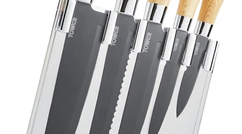 Experience the Elegance and Precision of Tower’s Scandi 5 Piece Kitchen Knife Set