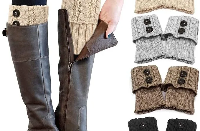 Embrace Winter Warmth with PHOGARY’s Crochet Knitted Boot Cuffs for Women