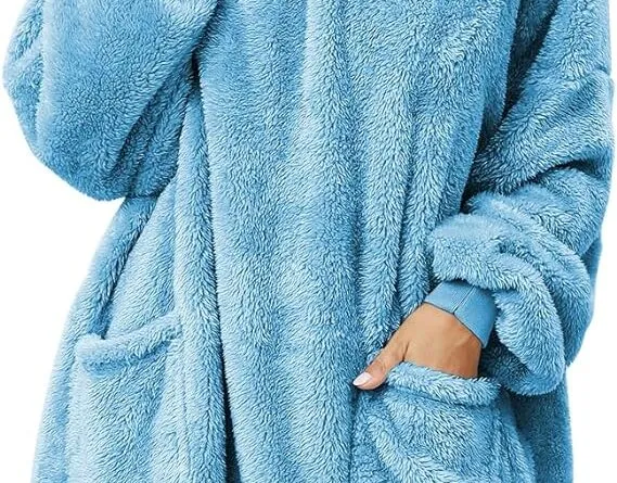 Fluffy Soft Hoodie Blanket Oversized Super Soft