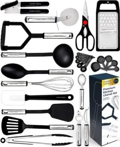 Upgrade Your Culinary Experience with Our 25-Piece Non-Stick Kitchen Utensils Set!