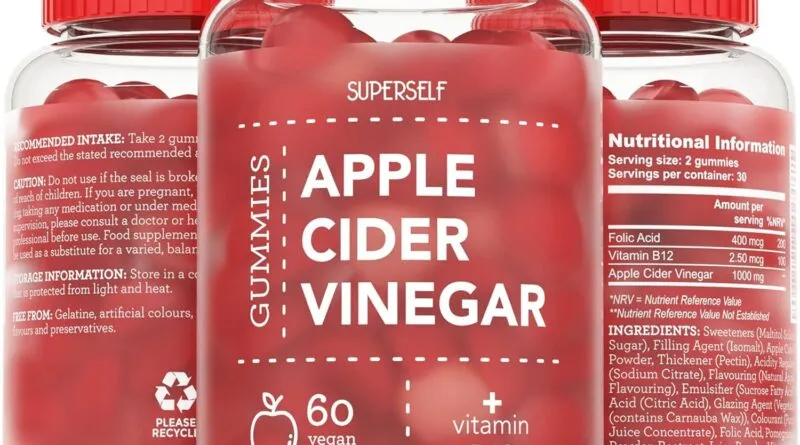 Experience the Health Benefits of Our 1000mg Apple Cider Vinegar Gummies