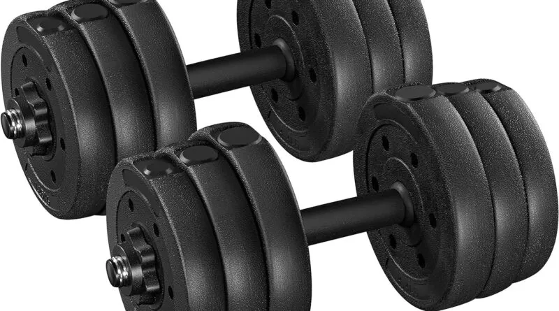 Conquer Your Fitness Goals with Yaheetech Adjustable Dumbbells: Your Gateway to Versatile Strength Training