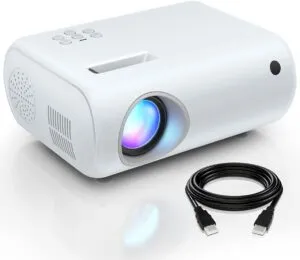 Experience Cinematic Magic with ClokoWe 2023 Upgraded Mini Projector