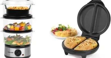 Ditch the Takeout, Embrace the Feast: Salter 3-Tier Steamer & Dual Omelette Maker - Your Kitchen Power Couple!