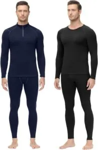 Stay Warm and Comfortable with Odoland Thermal Underwear Mens Set